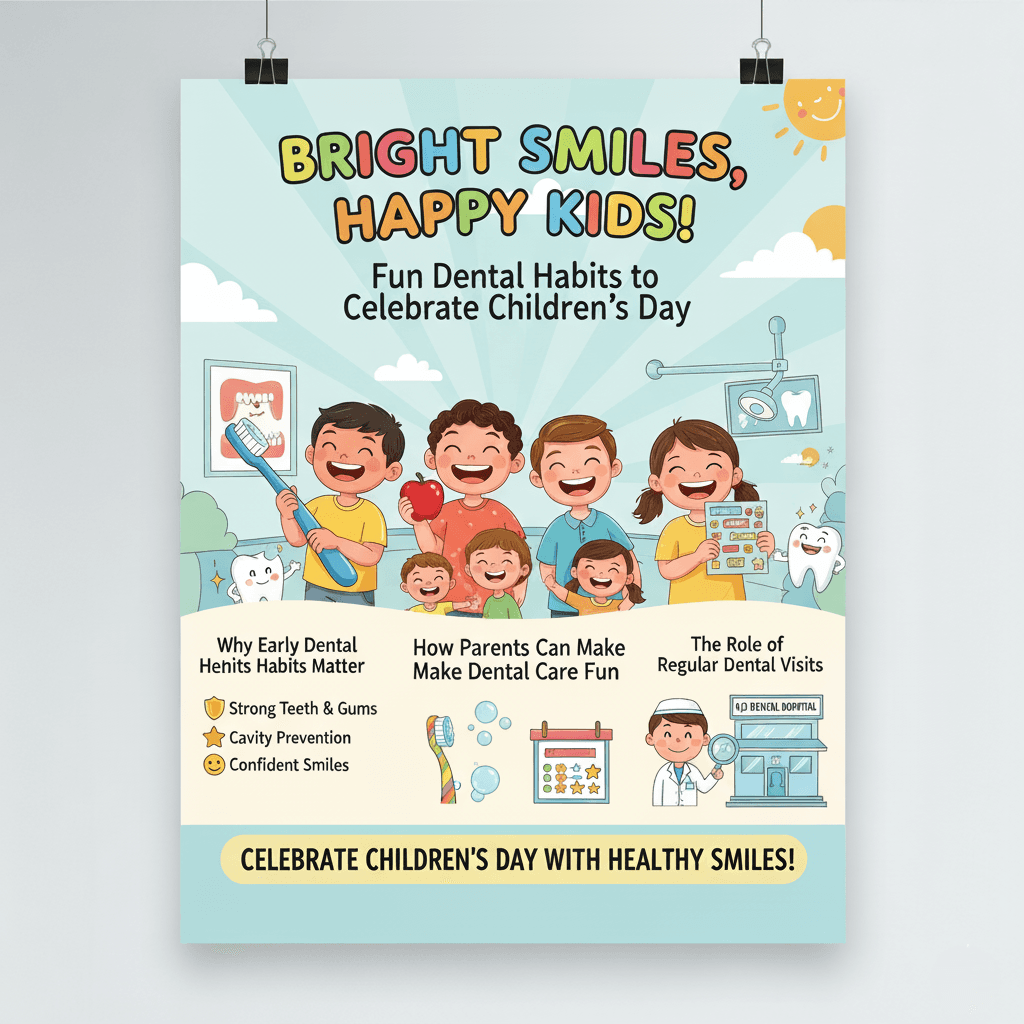 Bright Smiles, Happy Kids: Fun Dental Habits to Celebrate Children’s Day